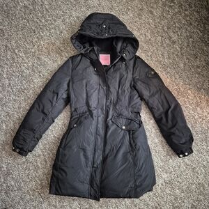 Kate Spade Winter Coat Duck Down Filled Ladies Medium Sinched Waist
